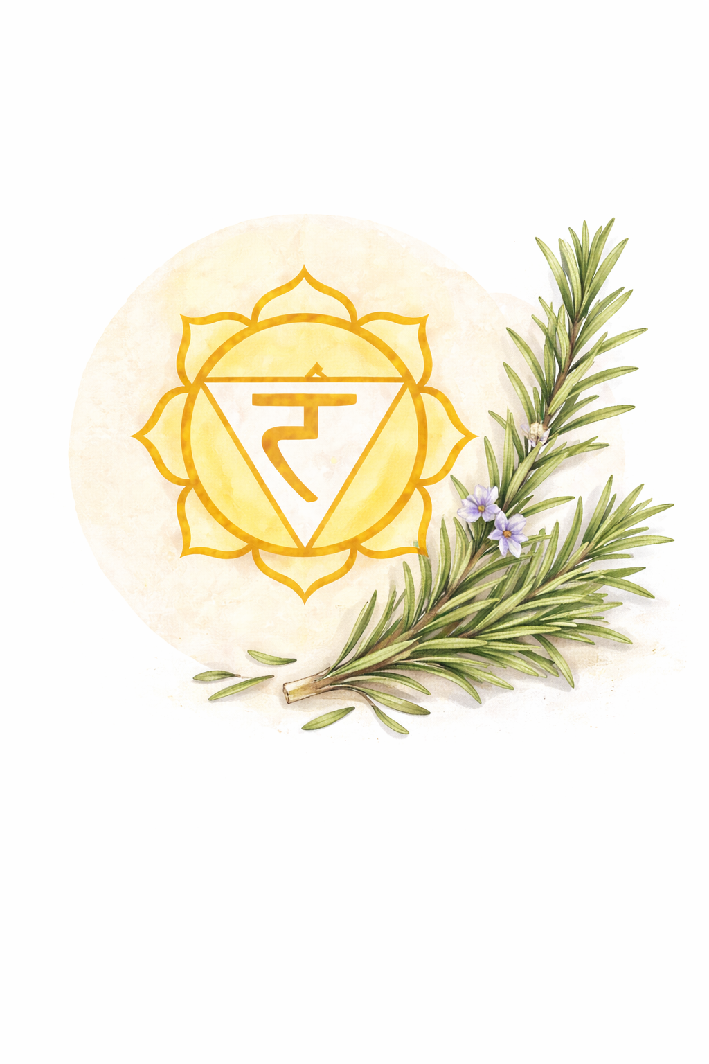 Chakra plexus solaire – Romarin